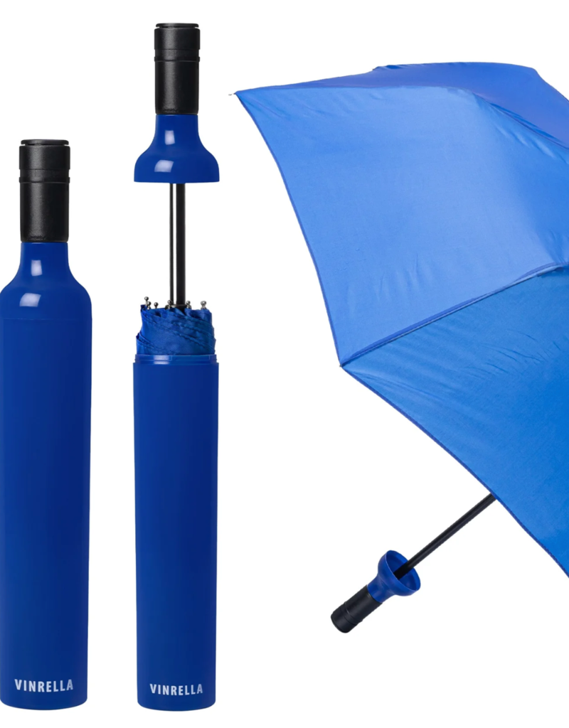 VINRELLA COBALT BOTTLE UMBRELLA