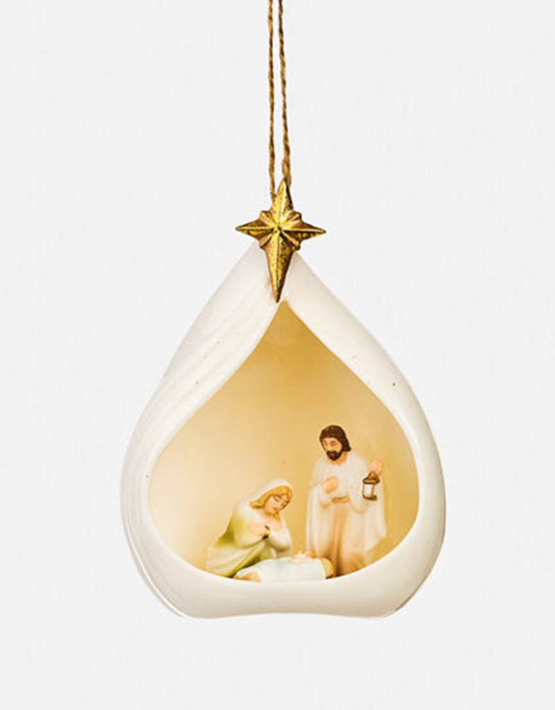 ONE HUNDRED 80 DEGREES NATIVITY ORNAMENT