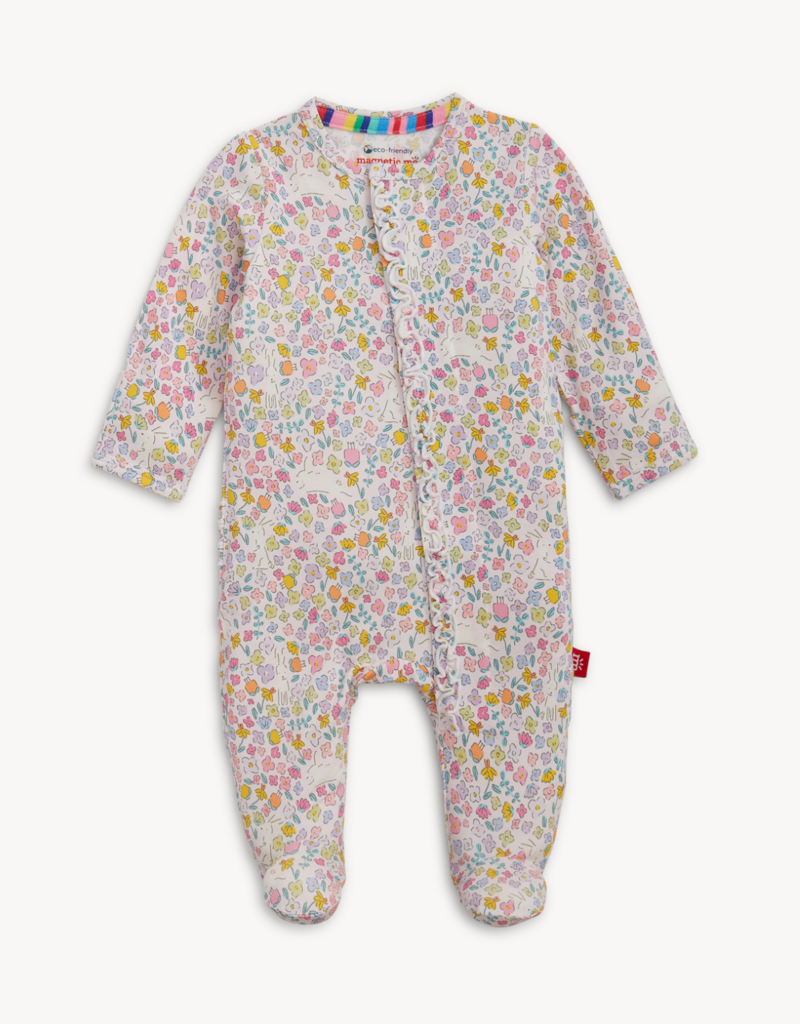 MAGNETIC ME BUNNY BLOSSOM MODAL MAGNETIC RUFFLE FOOTIE