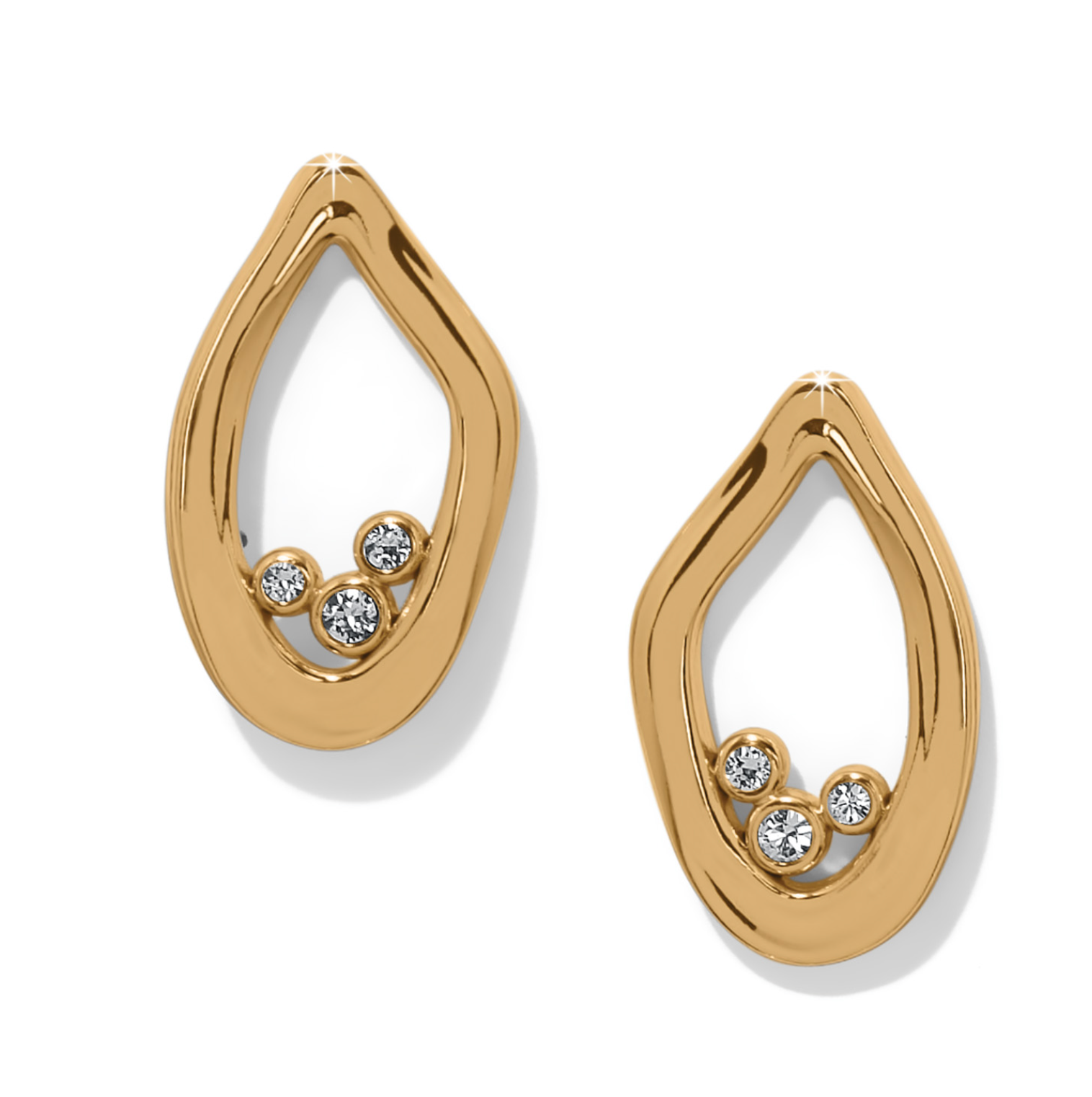 BRIGHTON CASCADE LUMINA GOLD POST EARRINGS BRIGHTON CASCADE LUMINA GOLD POST EARRINGS
