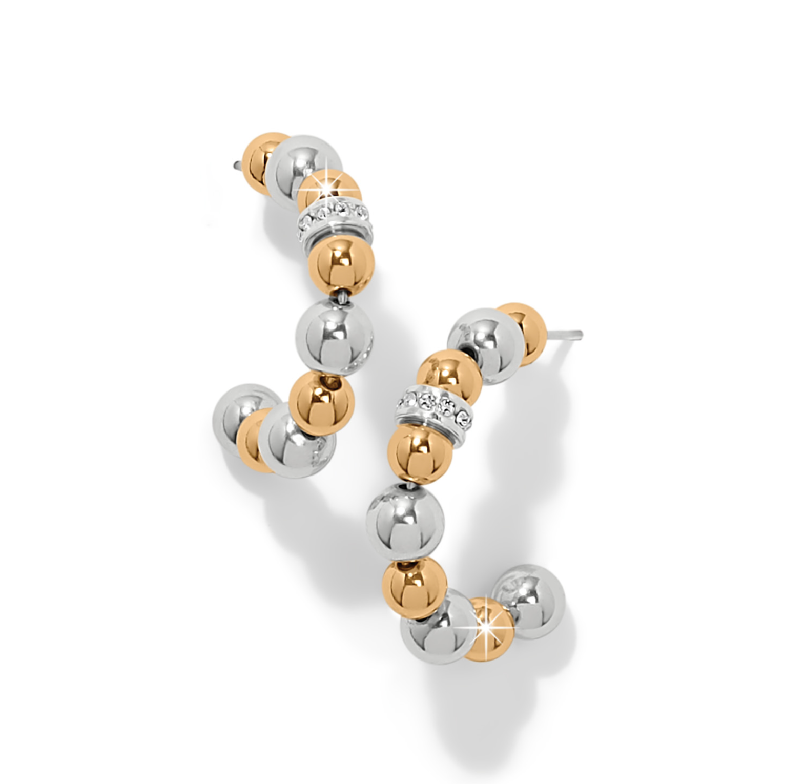 BRIGHTON MERIDIAN PETITE STATION HOOP EARRINGS