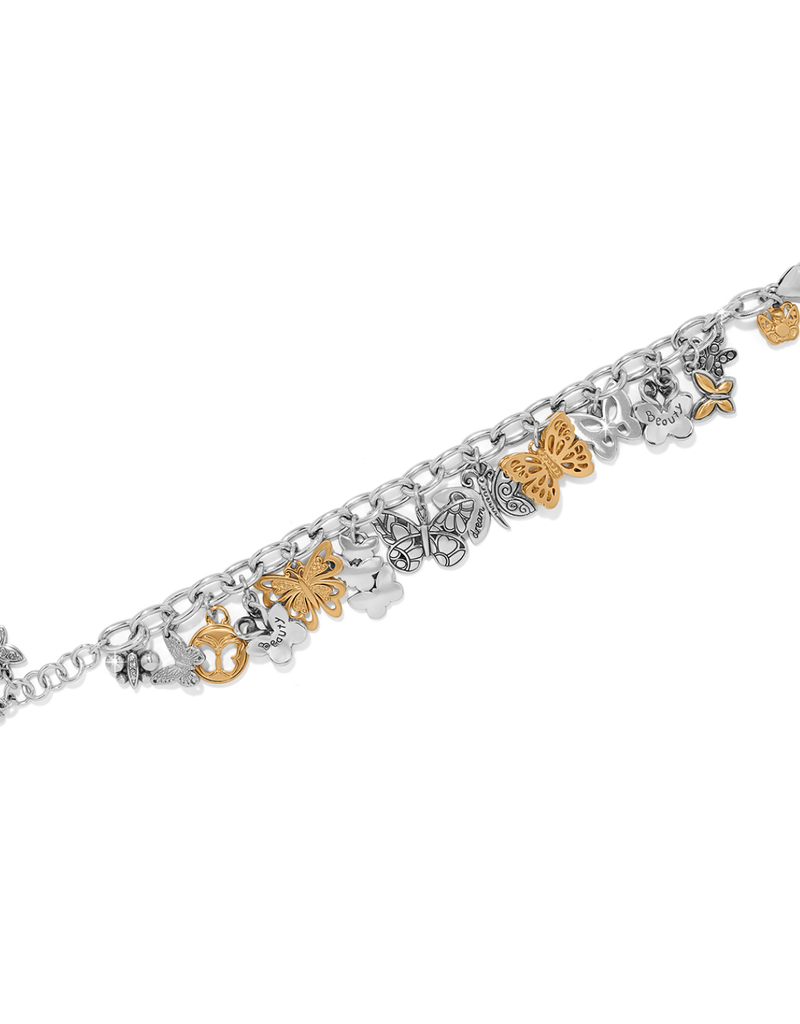BRIGHTON FOREVER BUTTERFLY CHARM BRACELET