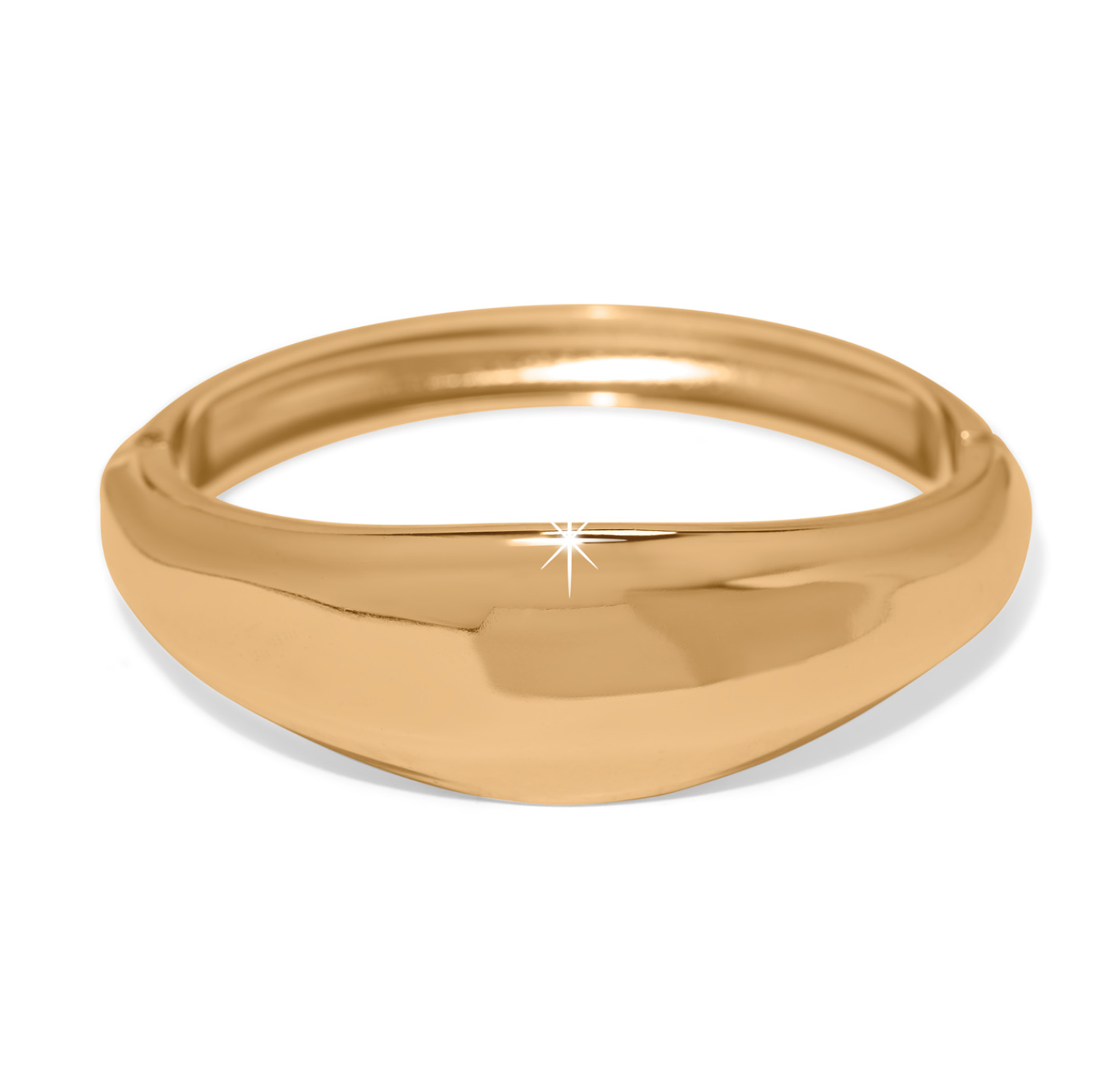 BRIGHTON CASCADE LUMINA GOLD HINGED BANGLE BRIGHTON CASCADE LUMINA GOLD HINGED BANGLE