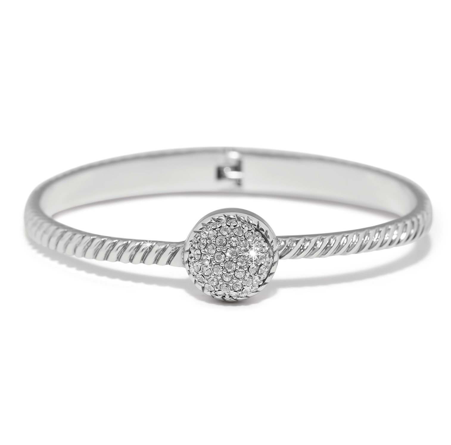 BRIGHTON ILLUMINA CELESTE DOME HINGED BANGLE