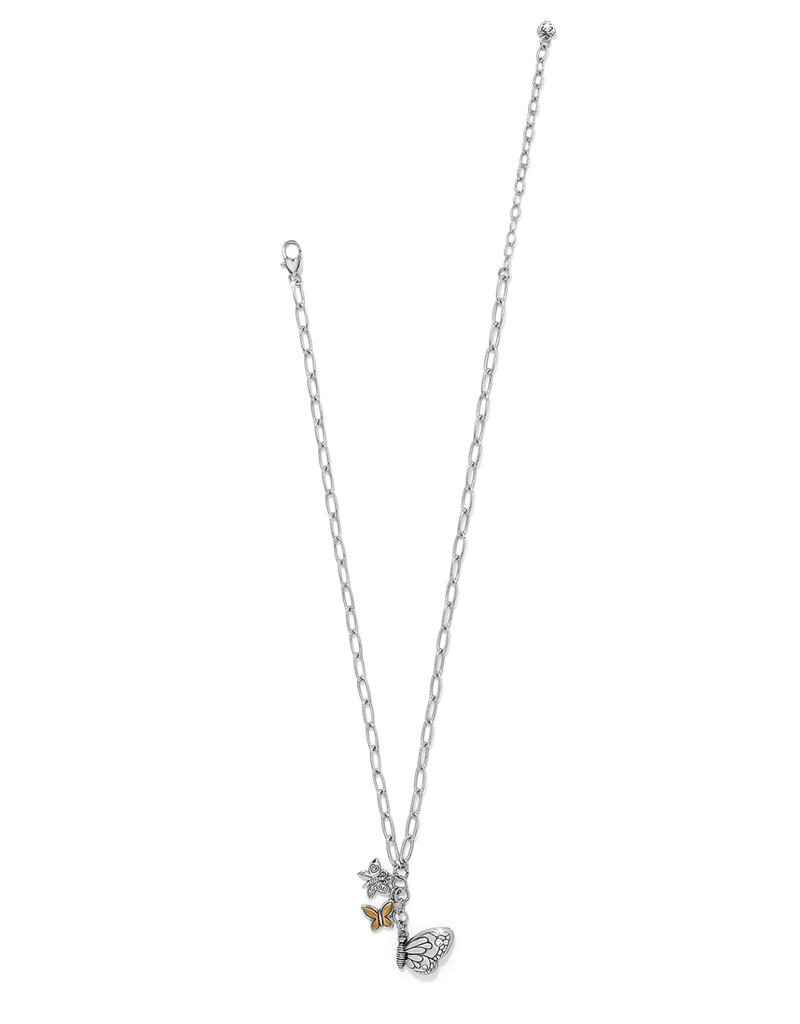 BRIGHTON FOREVER BUTTERFLY LOCKET NECKLACE