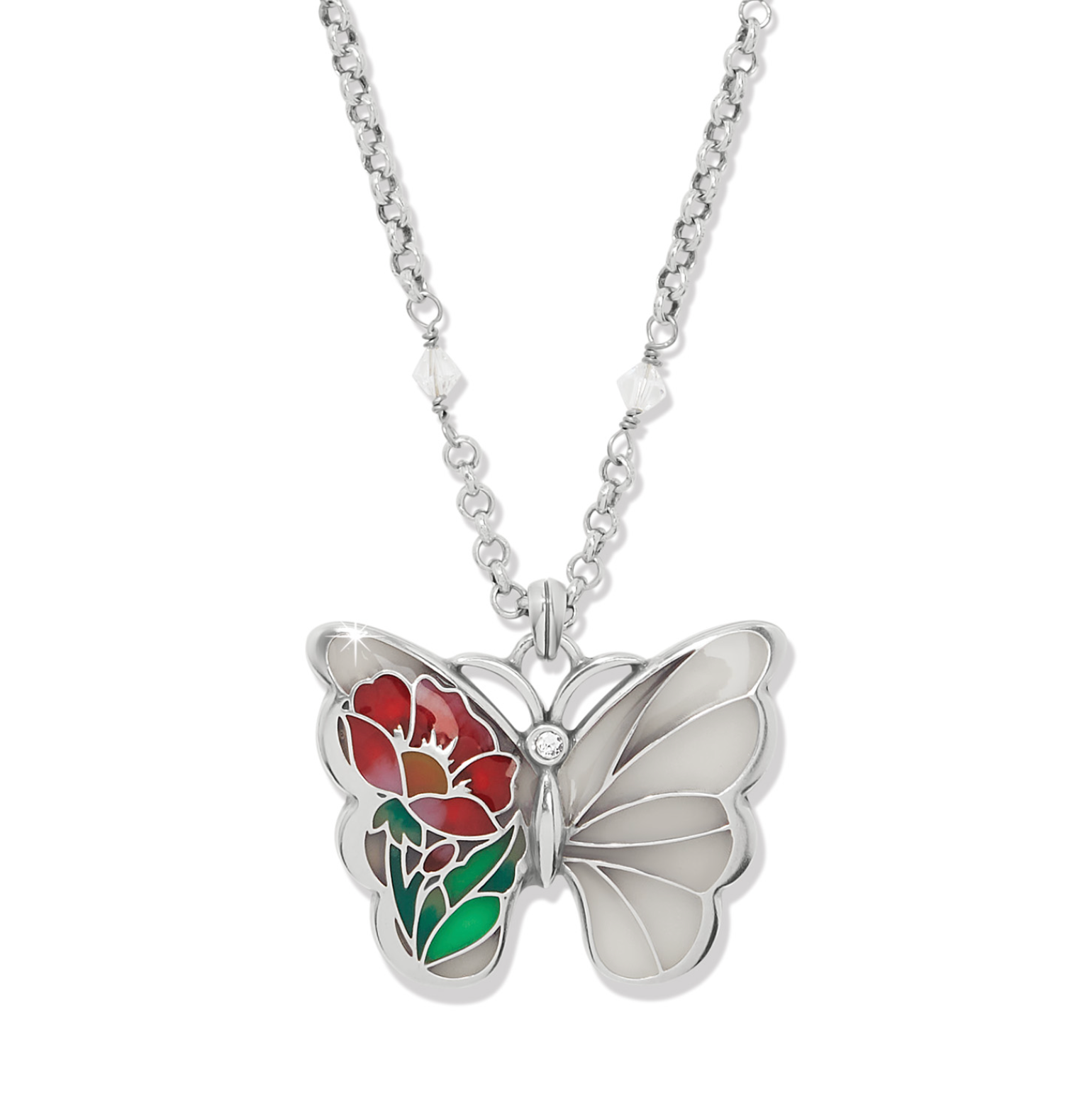 BRIGHTON GARDEN OF LIGHT BUTTERFLY NECKLACE BRIGHTON GARDEN OF LIGHT BUTTERFLY NECKLACE
