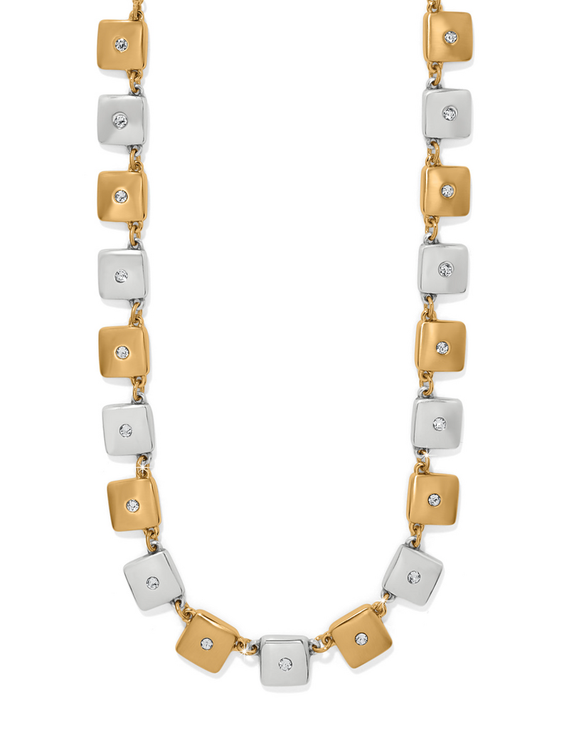 BRIGHTON MERIDIAN ETAGE TWO TONE NECKLACE