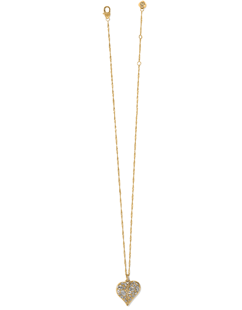 BRIGHTON TRUST YOUR JOURNEY HEART NECKLACE