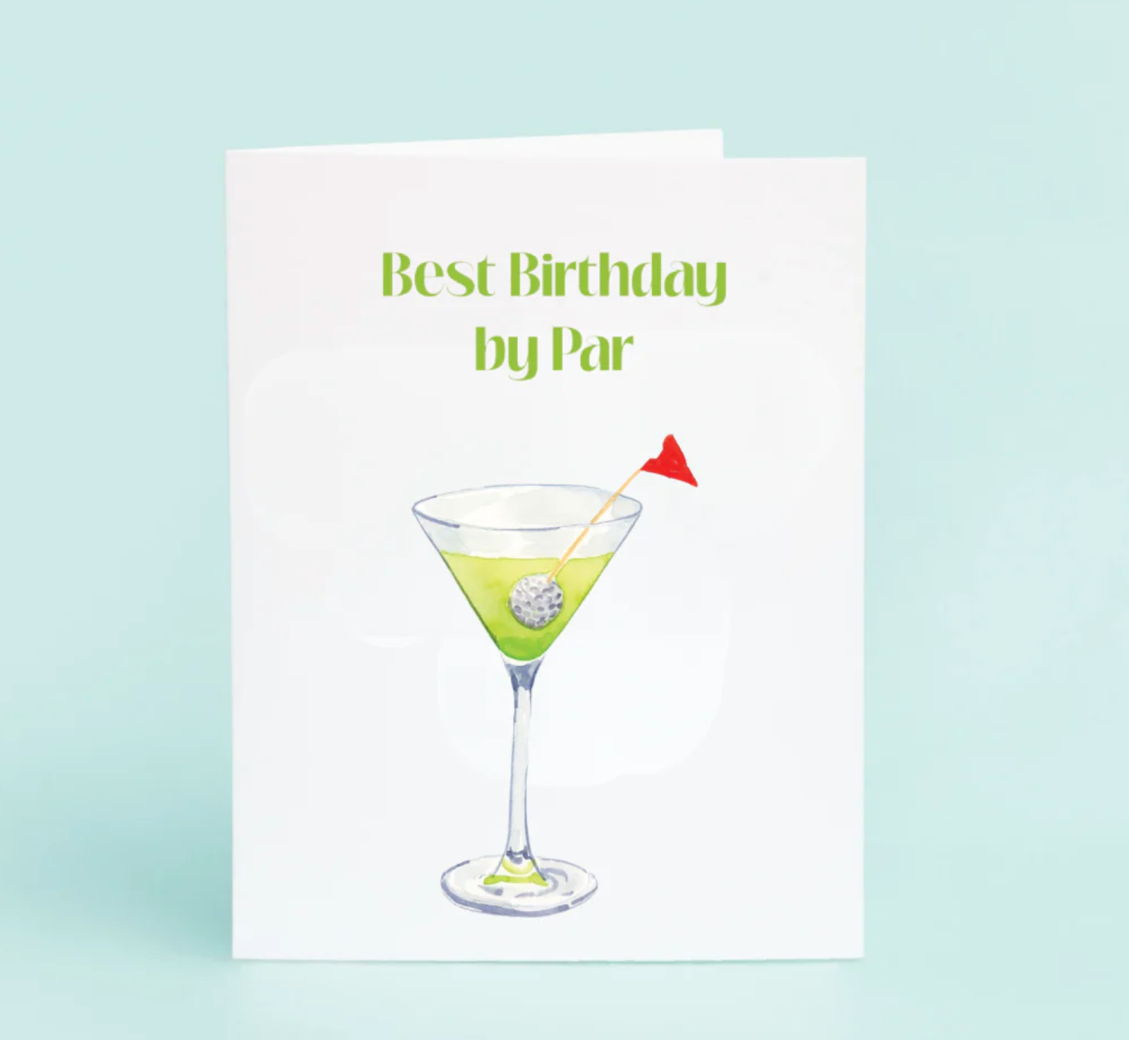 TAYLOR PALADINO GOLF MARTINI BIRTHDAY CARD TAYLOR PALADINO GOLF MARTINI BIRTHDAY CARD
