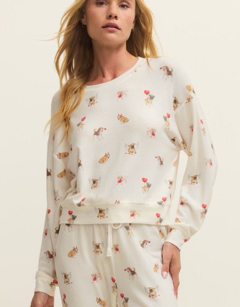 Z SUPPLY BISOUS LOVE PUP TOP