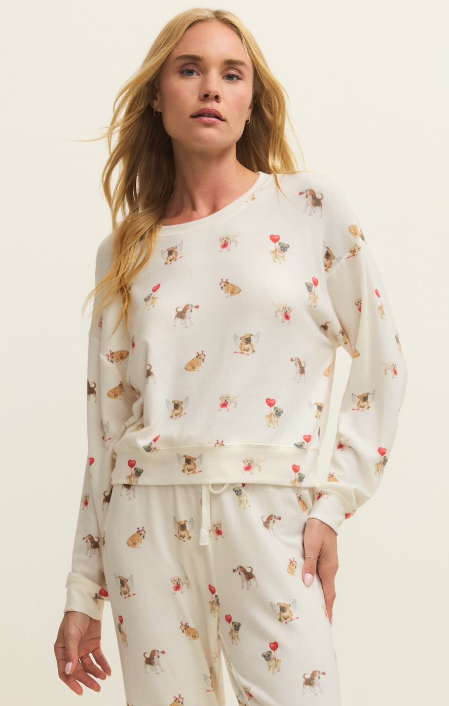 Z SUPPLY BISOUS LOVE PUP TOP