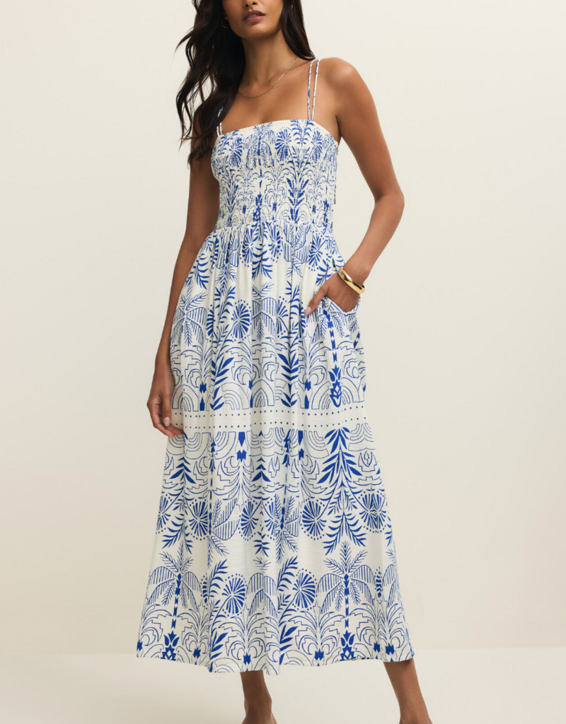 Z SUPPLY NADINE PALM MAXI DRESS