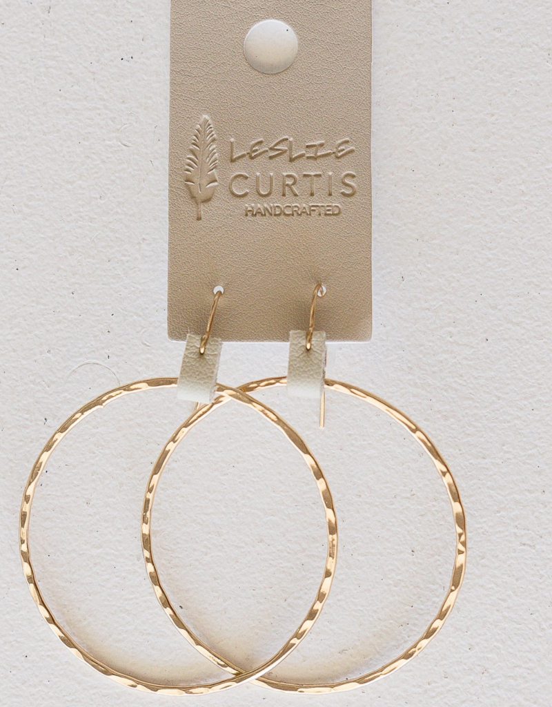 LESLIE CURTIS JEWELRY WEST EARRING-GOLD/SAND
