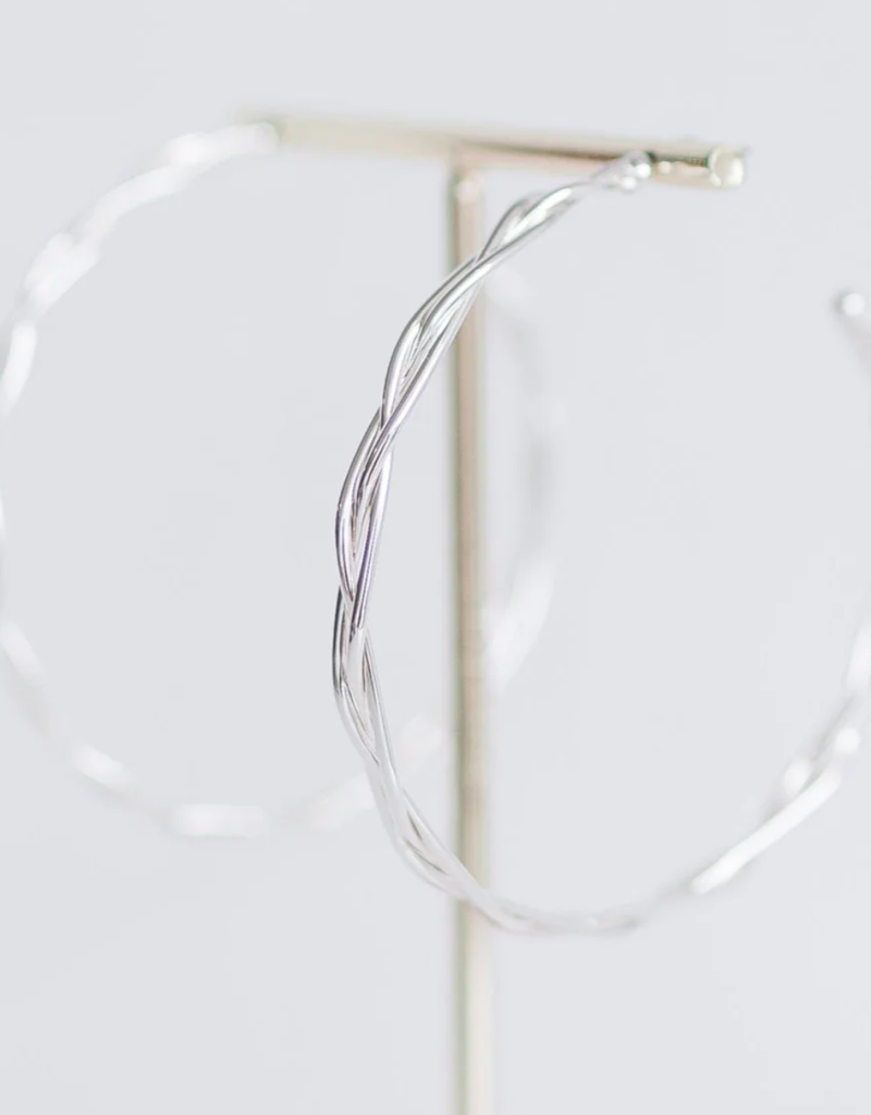 LESLIE CURTIS JEWELRY BERKLEY EARRINGS-SILVER