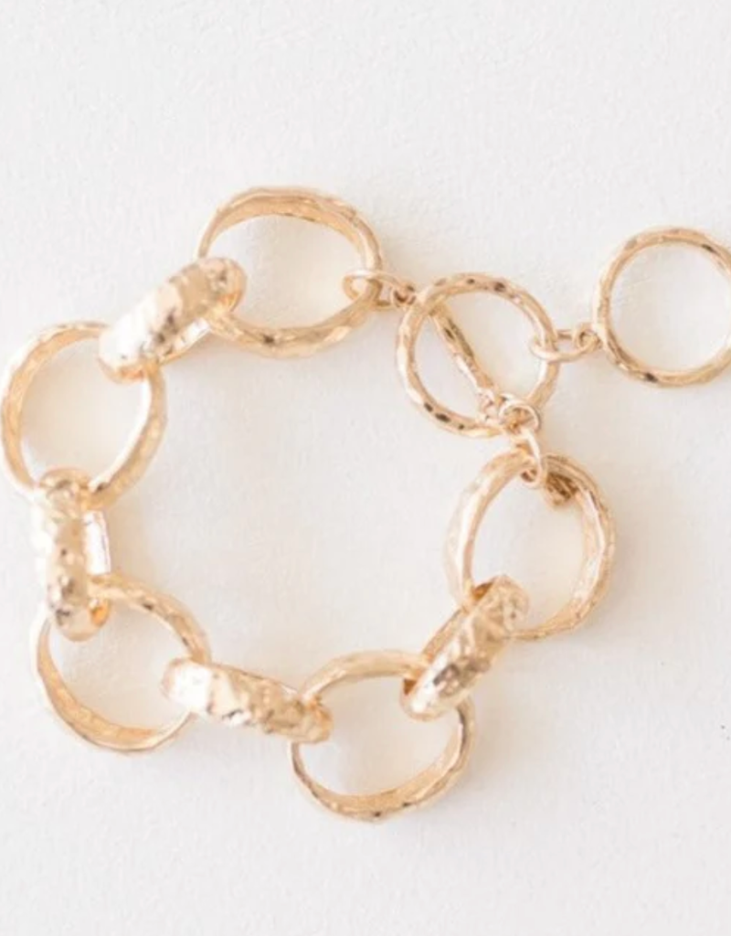 LESLIE CURTIS JEWELRY GEORGANN BRACELET-GOLD