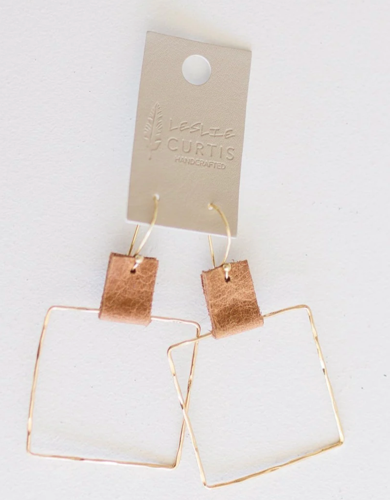 LESLIE CURTIS JEWELRY CAYSON EARRINGS-GOLD
