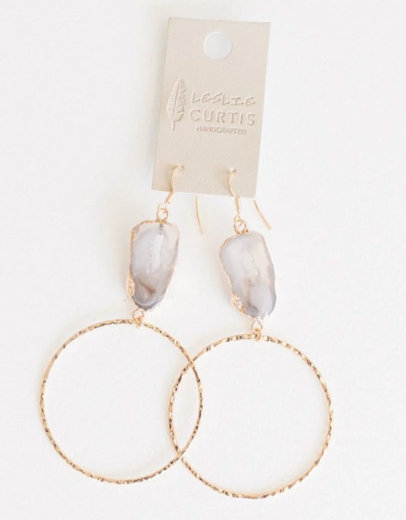 LESLIE CURTIS JEWELRY ALYS EARRINGS-GOLD