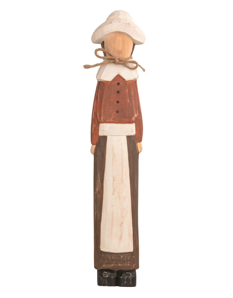 MUD PIE PILGRIM WOOD SITTER