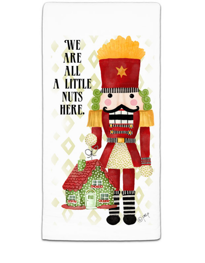 CJ BELLA CO WE ARE ALL A LITTLE FLOUR SACK TOWEL