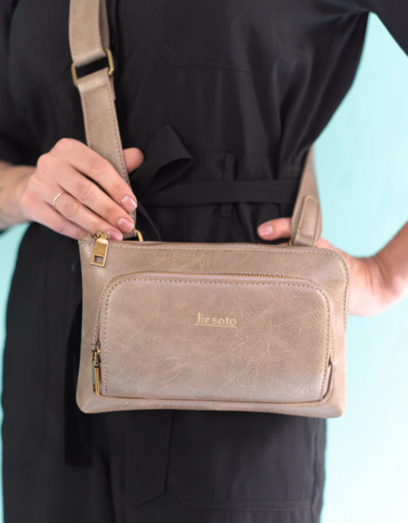 LIZ SOTO JENNI SMALL ADJUSTABLE CROSSBODY