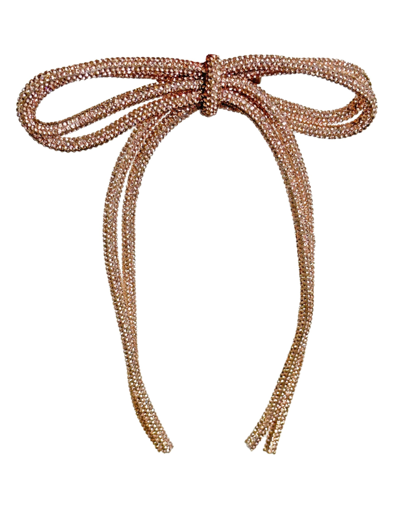 SHISHI DIAMOND ROPE BOW/CLIP ON
