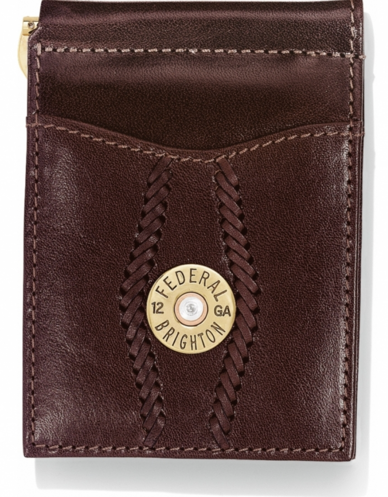 BRIGHTON MACON COUNTY MONEY CLIP WALLET