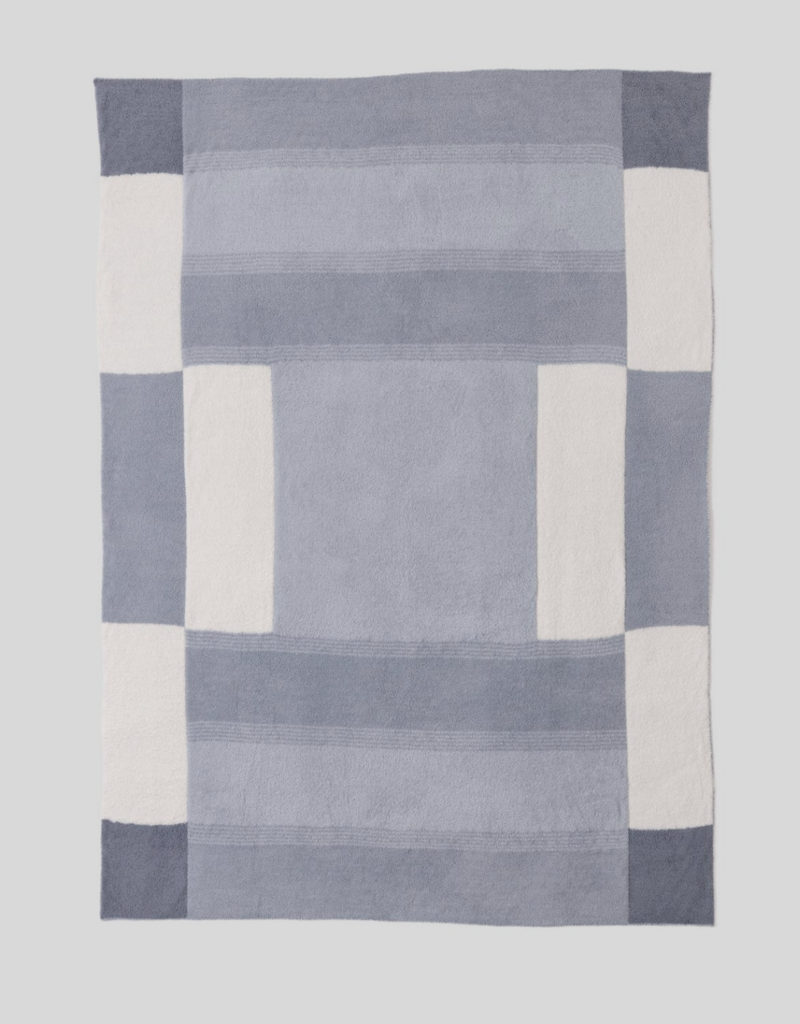 BAREFOOT DREAMS COZYCHIC COSTA BLOCK THROW-MOONWATER/MULTI