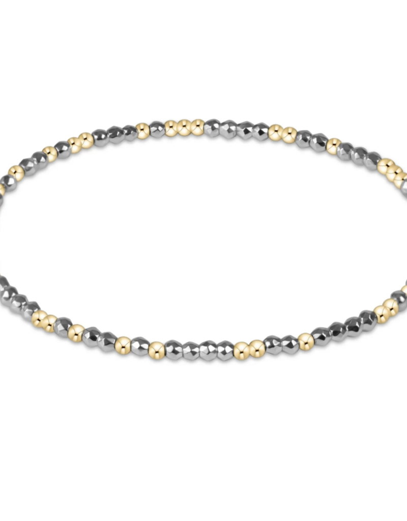 ENEWTON Hope Unwritten Bright Silver  Faceted Hematite 2mm