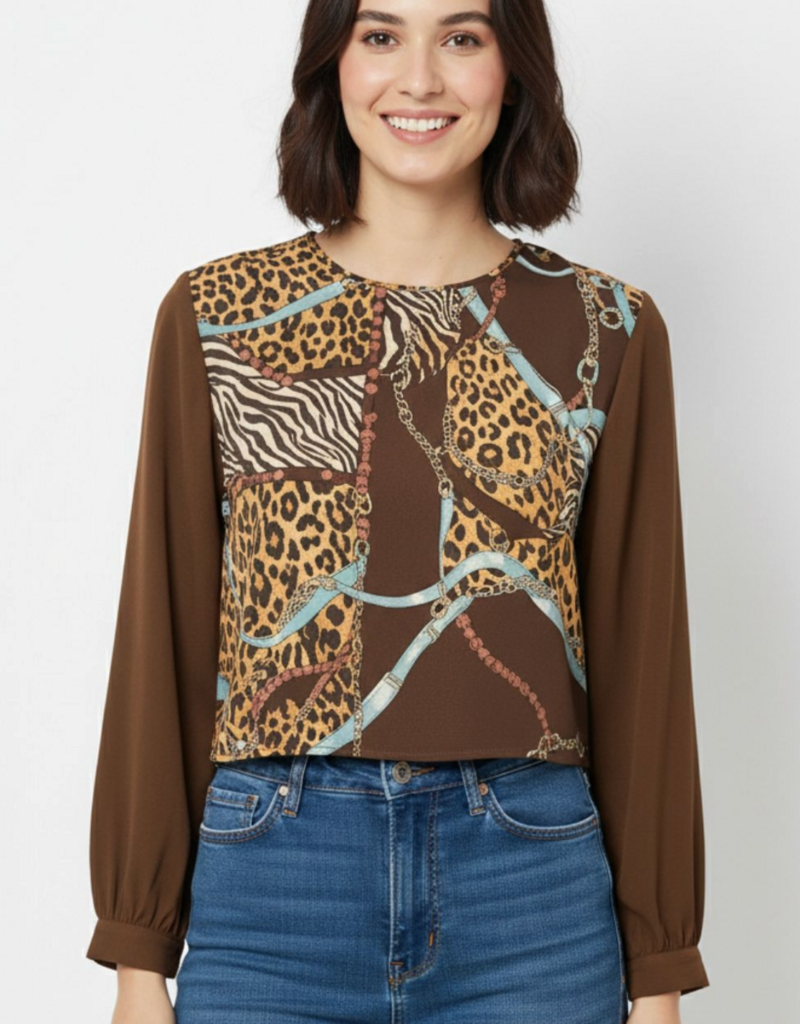 Q2 MARSTON ABSTRACT PRINT TOP