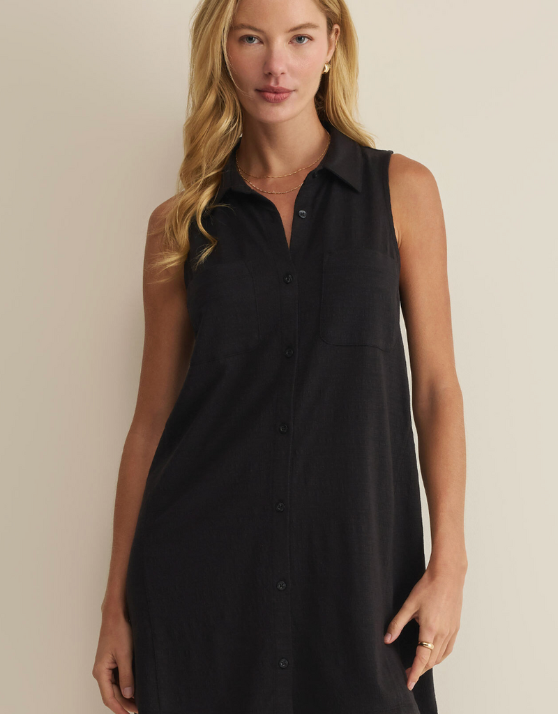 Z SUPPLY NEW LIGHT TEXTURED MINI DRESS