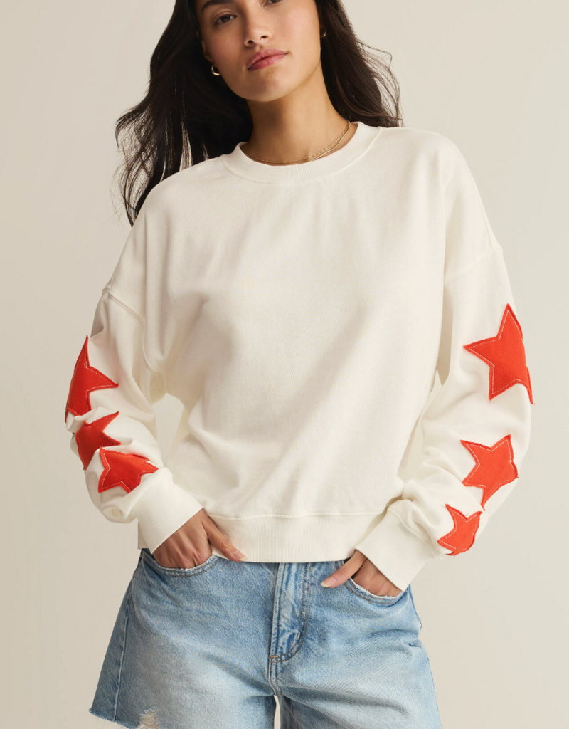 Z SUPPLY STARS FIRST DATE SWEATSHIRT