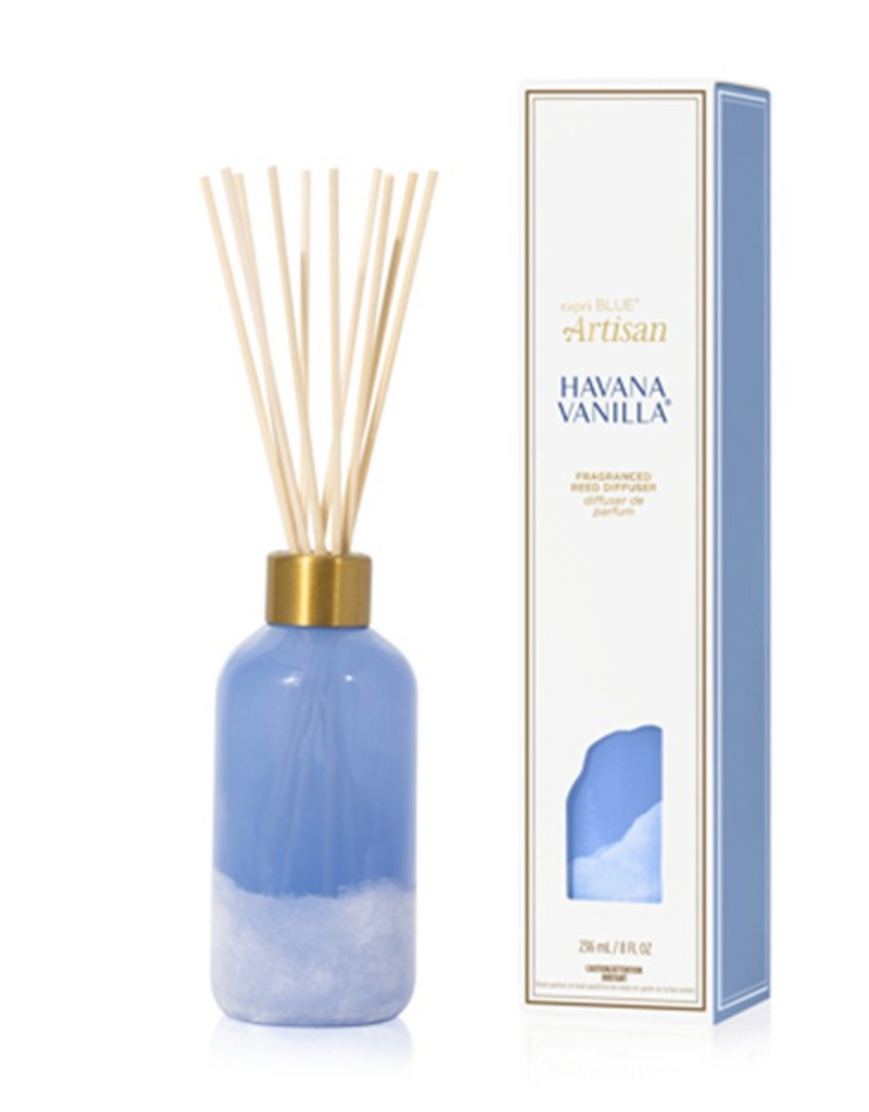 CAPRI BLUE LUCE D'AMALFI 8 OZ DIFFUSER, HAVANA VANILLA