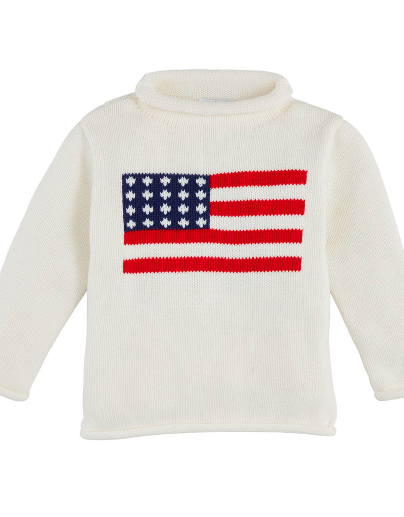 MUD PIE FLAG ROLLNECK SWEATER