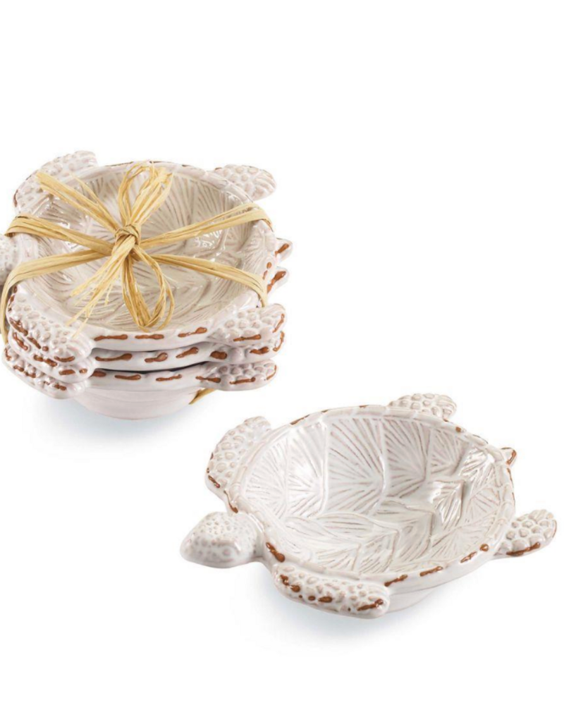 MUD PIE TURTLE MINI DIP CUP SET