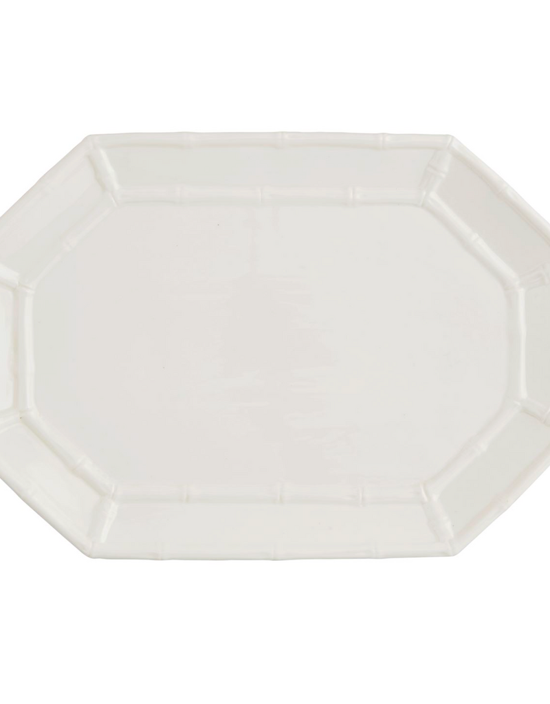 MUD PIE WHITE BAMBOO PLATTER