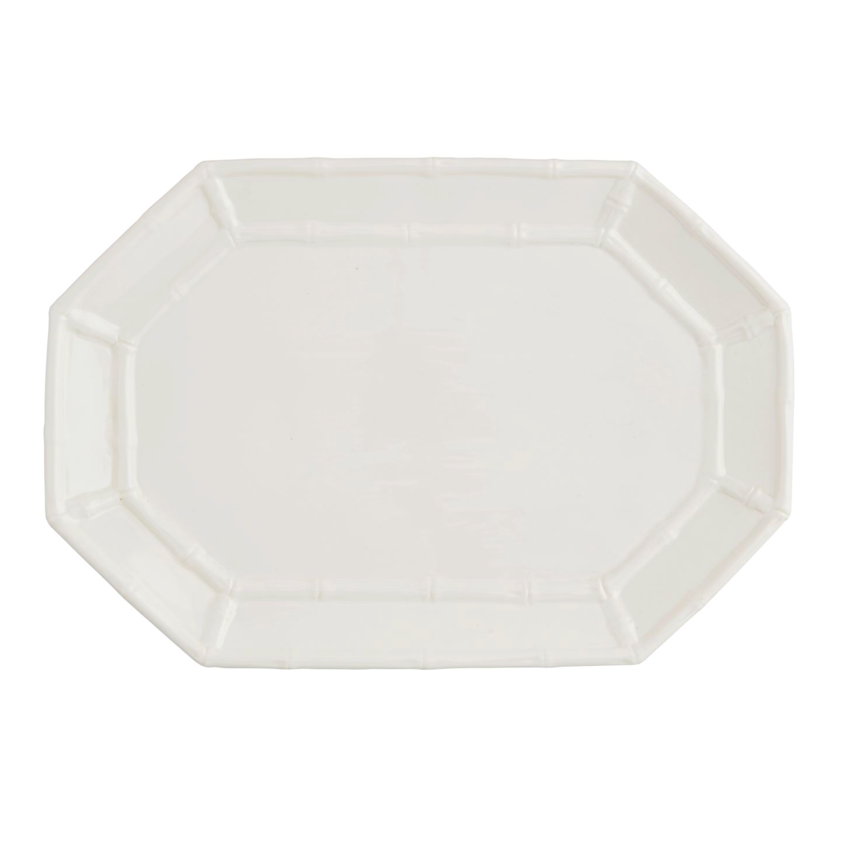MUD PIE WHITE BAMBOO PLATTER
