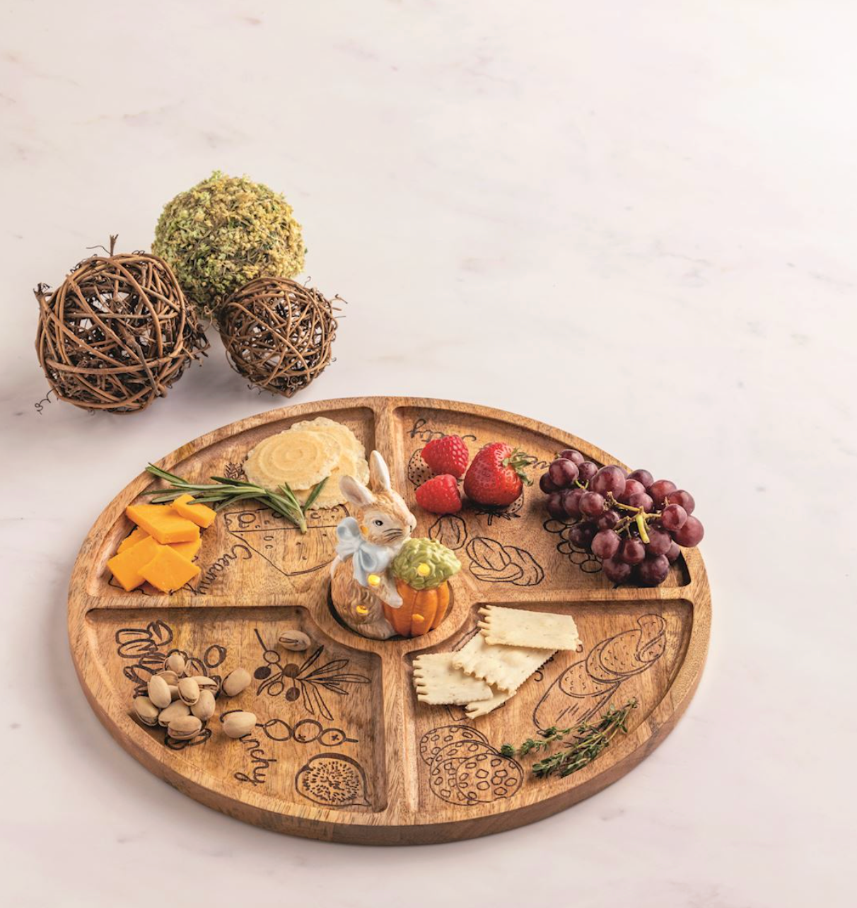 MUD PIE ACCESSORIZE CHARCUTERIE BOARD