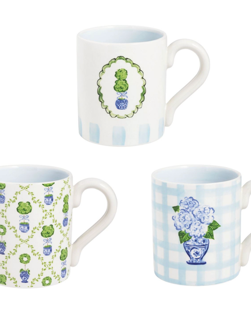 MUD PIE TOPIARY MUGS