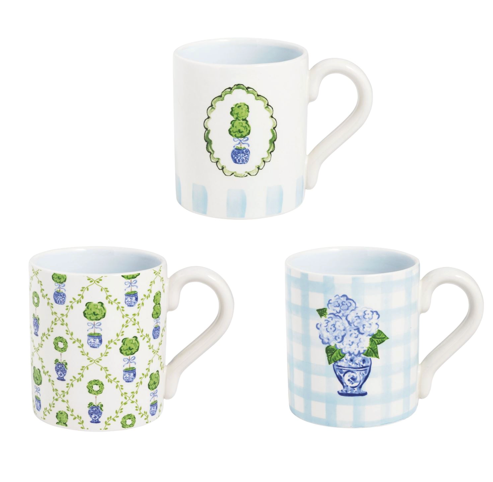 MUD PIE TOPIARY MUGS
