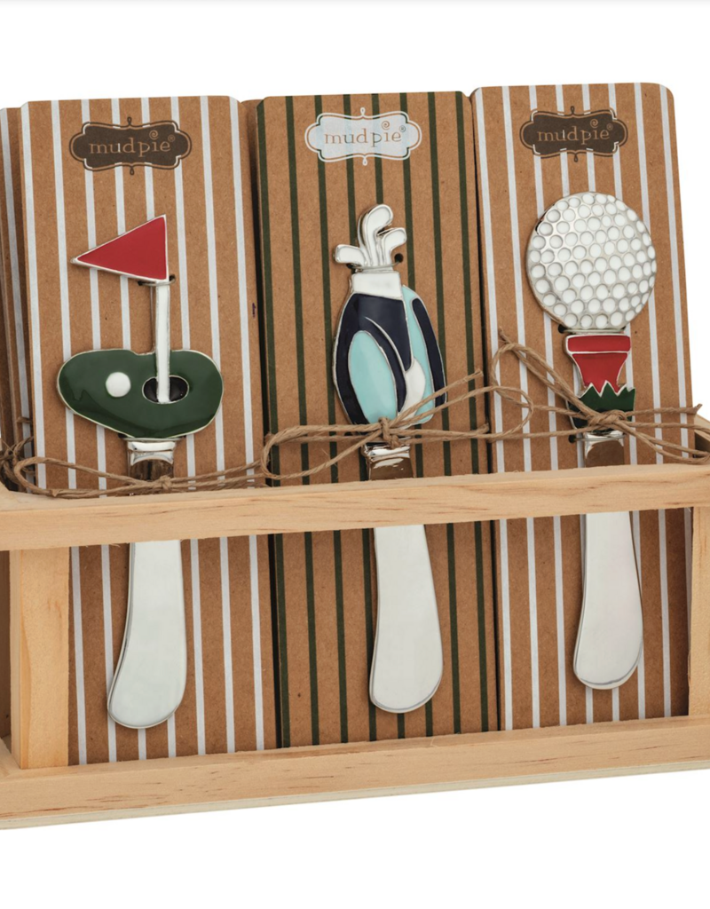 MUD PIE ENAMEL GOLF SPREADERS
