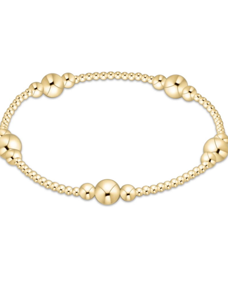 ENEWTON Purpose Gold 6mm  Bead Bracelet