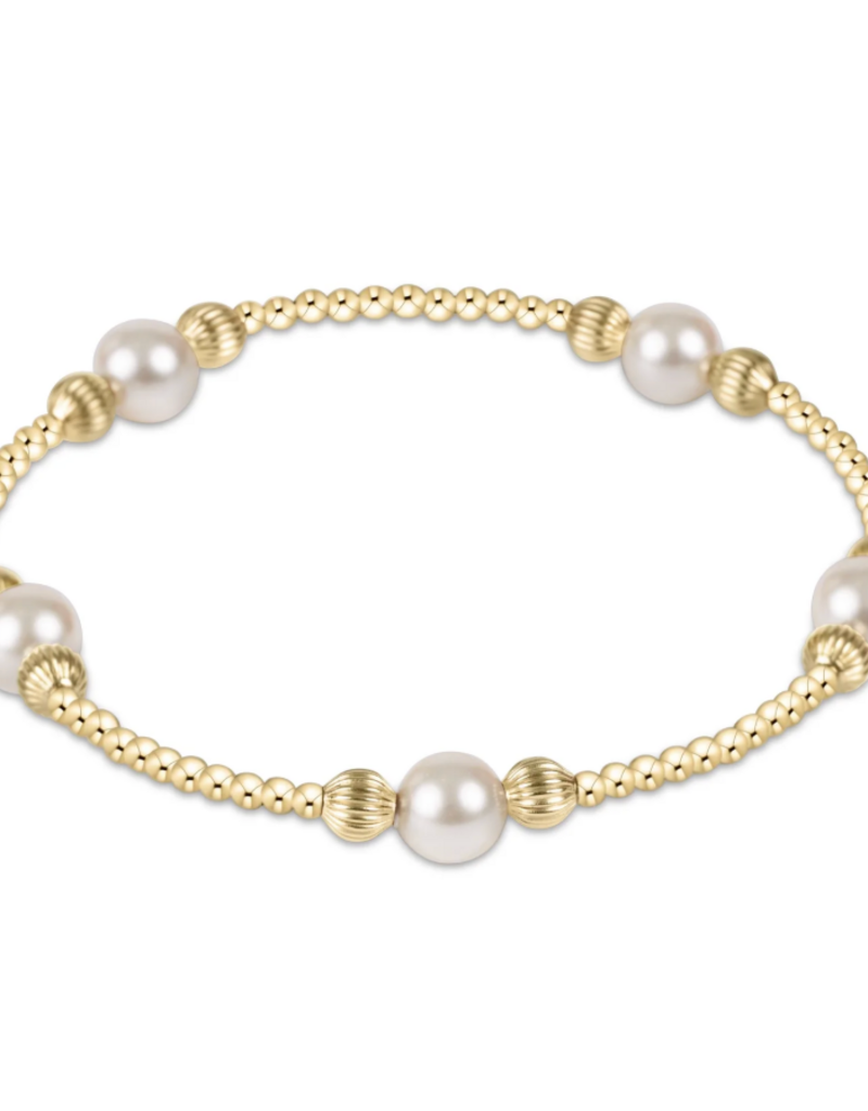 ENEWTON PURPOSE PEARL 6MM BEAD BRACELET-DIGNITY