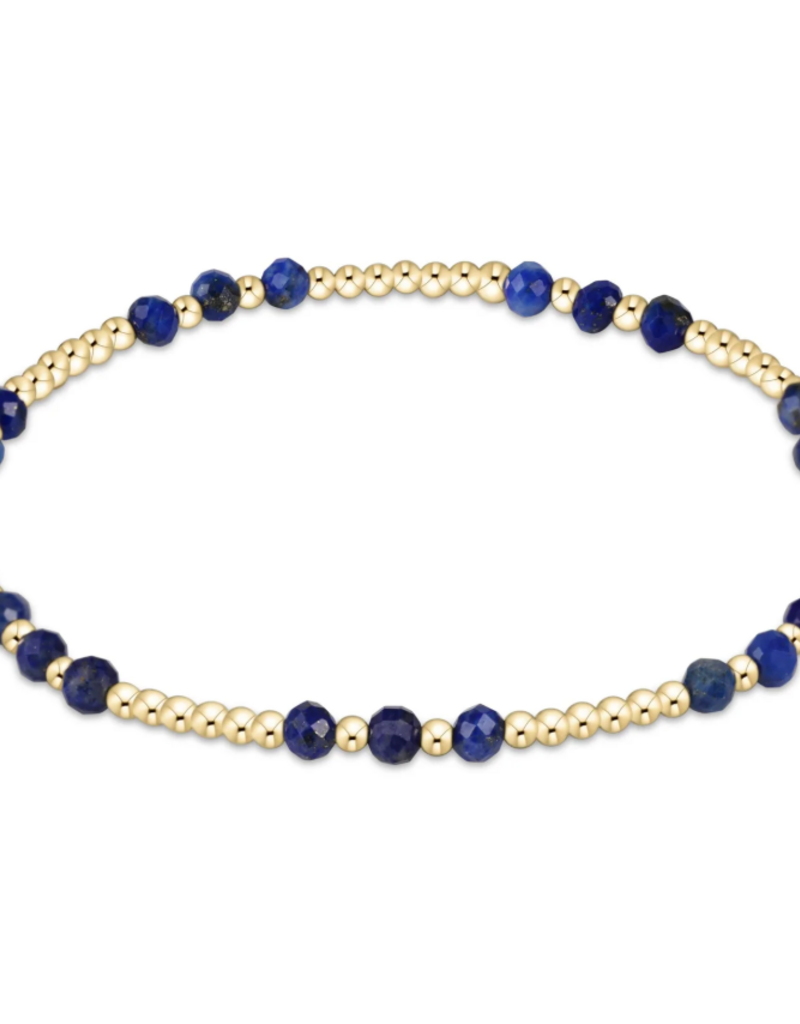 ENEWTON Gemstone Gold Joy Pattern  3mm Bead Bracelet - Lapi