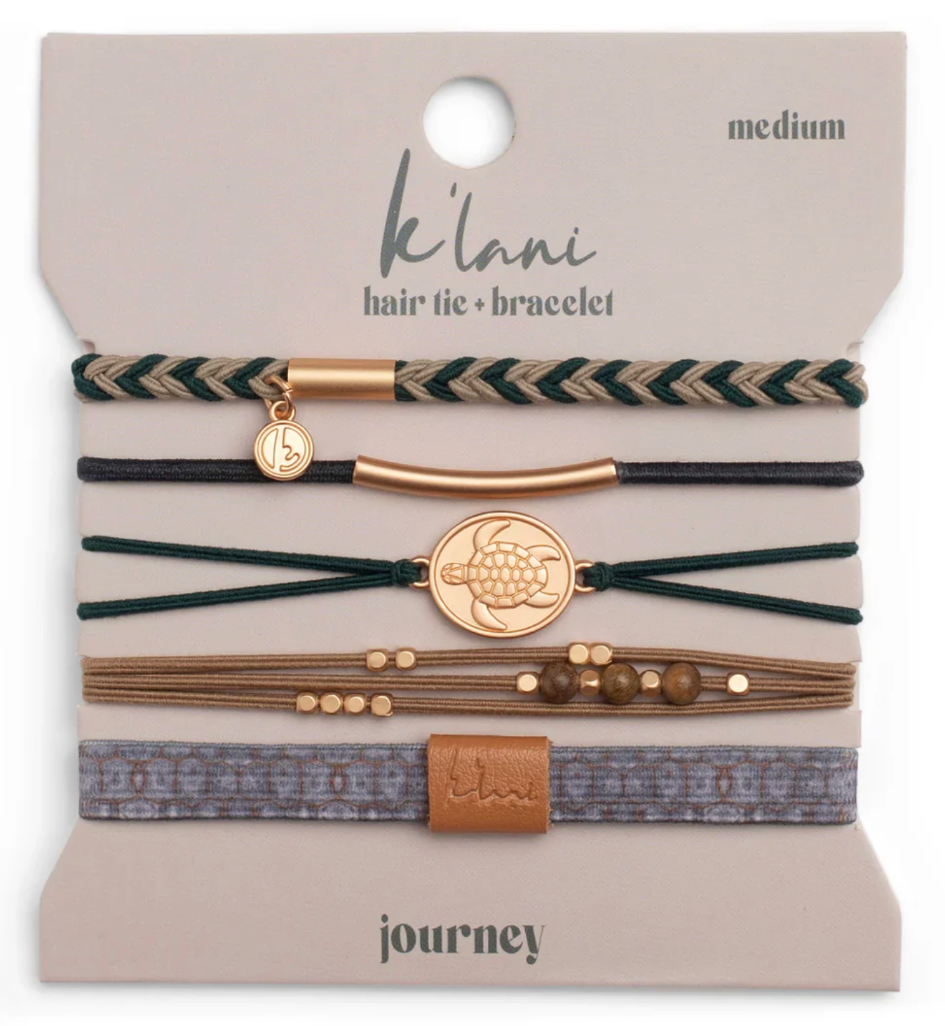 K'LANI HAIR TIE BRACELET SET-JOURNEY