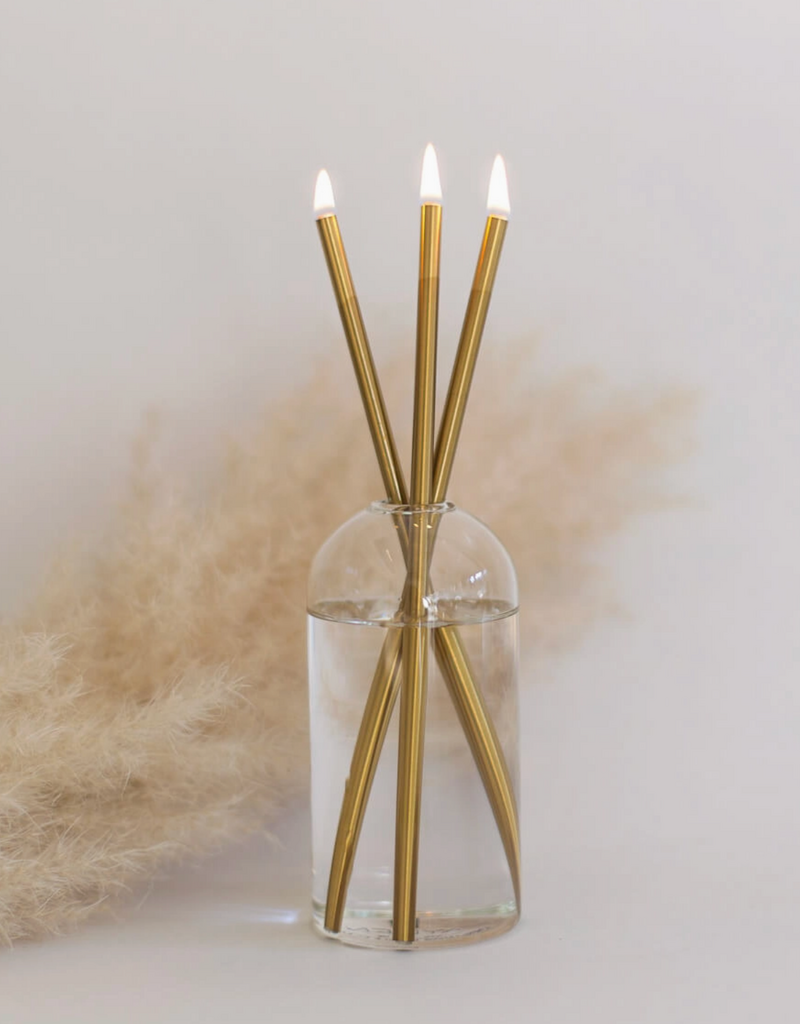 EVERLASTING CANDLE CO WYLIE CLEAR VASE CANDLEHOLDER