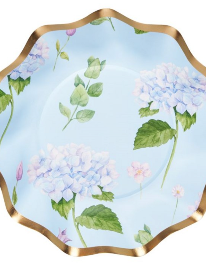 SOPHISTIPLATE HYDRANGEA WAVY APPETIZER PLATE/BOWL
