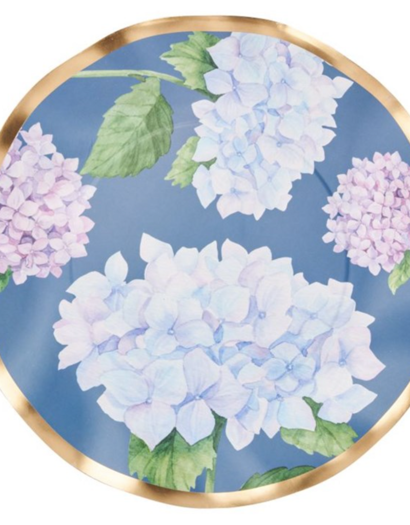 SOPHISTIPLATE HYDRANGEA WAVY SALAD PLATES