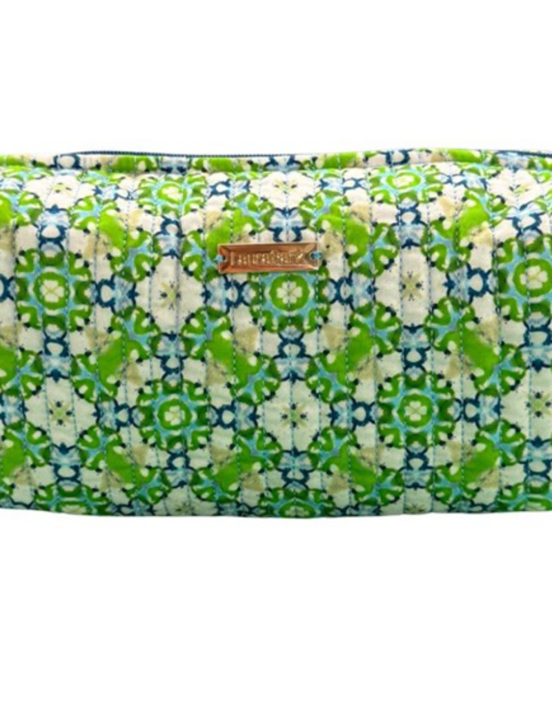 LAURA PARK DESIGNS SERENDIPITY SIGNATURE LARGE COSMETIC BAG