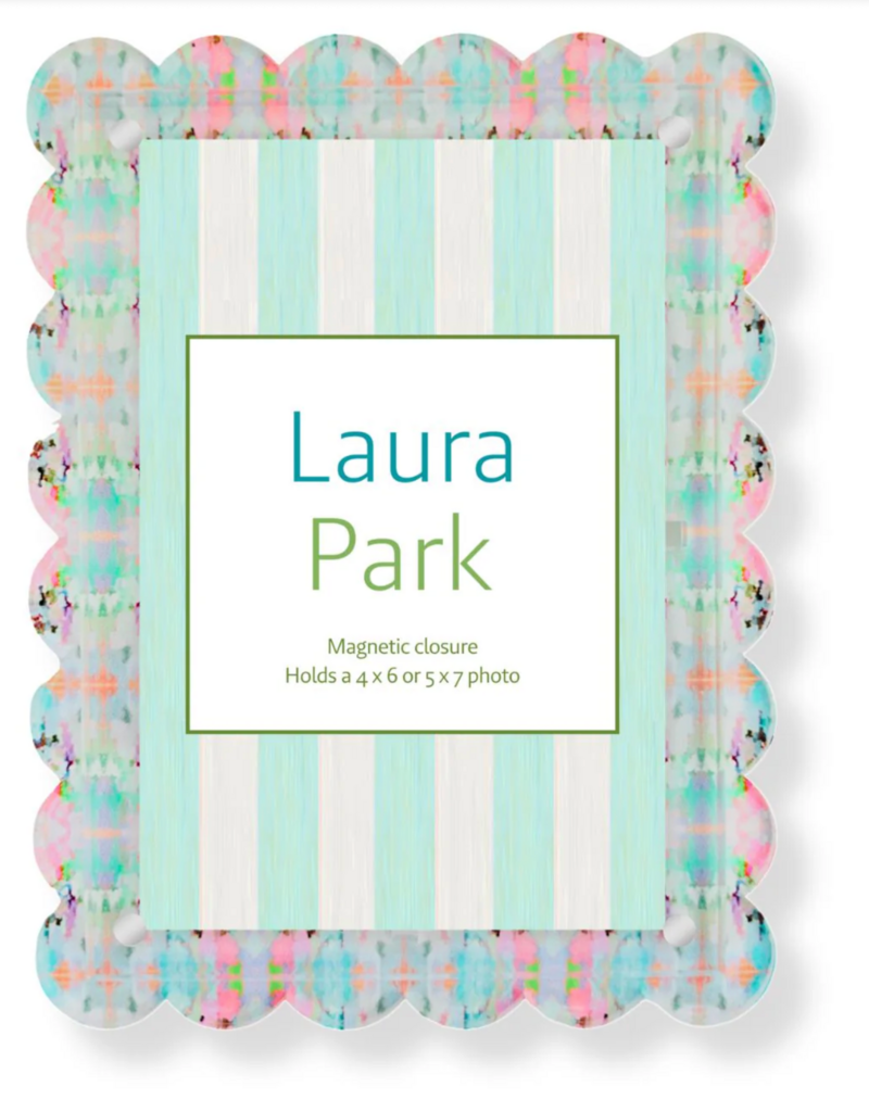 LAURA PARK DESIGNS BROOKS AVENUE ACRYLIC PICTURE FRAME 5X7