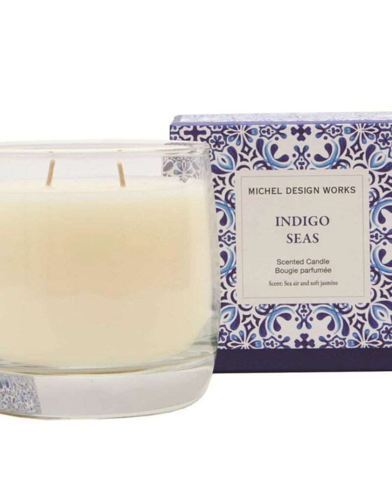 MICHEL DESIGN WORKS INDIGO SEAS VIGNE CANDLE